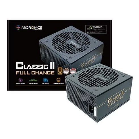 마이크로닉스 Classic II 풀체인지 600W 80PLUS BRONZE 230V EU, 600W 블랙