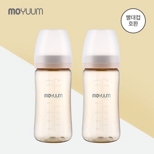 모윰270 - [모윰] PPSU 노꼭지 올인원 젖병 270ml 2팩, 없음, 2개