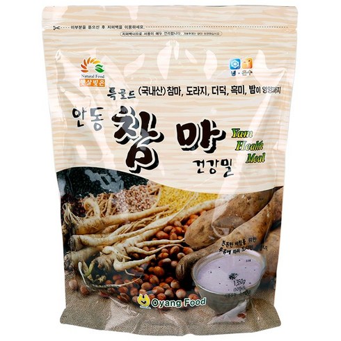 참마가루 - 오양식품 안동 참마 건강밀, 1.35kg, 2개