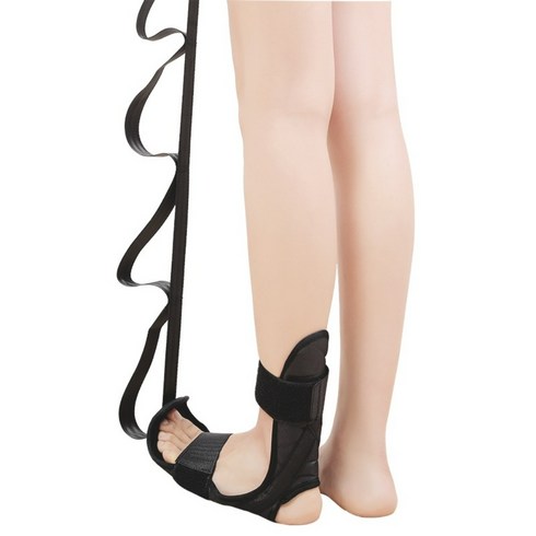 발목보조기 발목 보호대 족하수 관절 재활 고정기 Lajin 벨트 발 드롭 교정 훈련 인대 스트레칭 음과 요가 장비, 1개