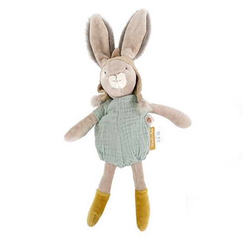 물랑로티 [물랑로티] [678021] 토끼 인형 27cm rabbit with sage green cotton, 단품없음