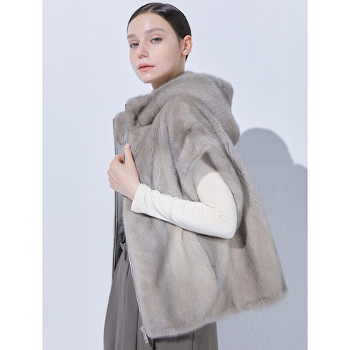 Celebshop Edition 셀렙샵 에디션 23FW 휘메일 풀스킨 밍크 후드베스트