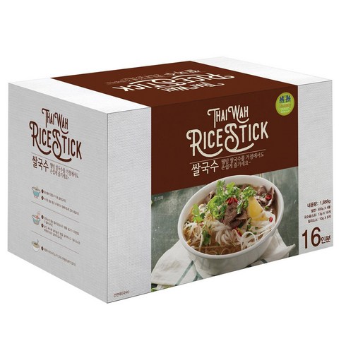 코스트코 타이와 쌀국수 (스프포함) 1888g (16인분) THAI WAH 코, 118g, 18개