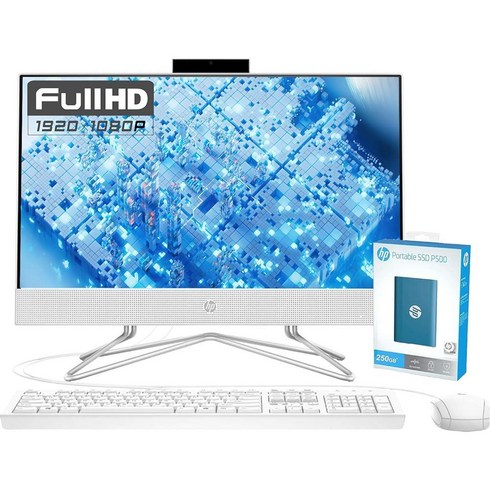 HP 올인원 데스크탑 컴퓨터 21.5 1080P FHD 디스플레이 32GB RAM 1TB SSD Intel Duel Core, 16GB RAM | 1TB SSD, 기본