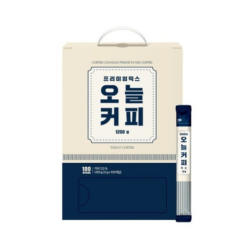 커피창고 프리미엄 믹스커피 오늘커피 100T, 12g, 100개입, 1개