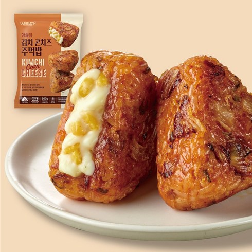 애슐리 김치 콘치즈 주먹밥 - 애슐리 김치 콘치즈 주먹밥, 100g, 5개