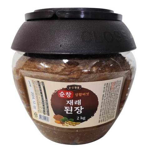 순창 상황버섯 된장 순창된장 재래된장, 1개, 2kg