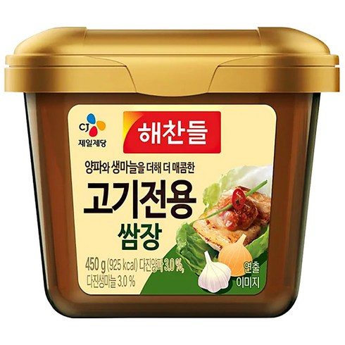 해찬들 고기전용 쌈장, 450g, 4개