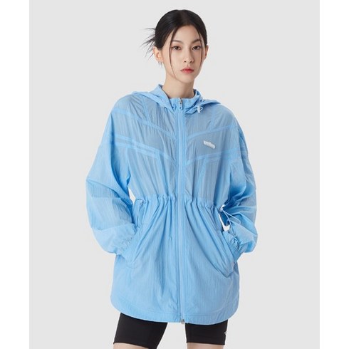 엄브로 UMBRO 크링클 우먼스 후드 자켓 라이트 블루UO322CJK81 264117