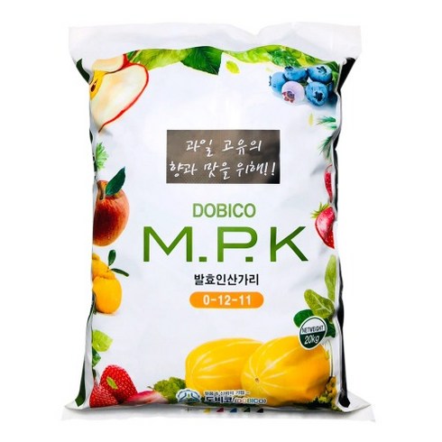 MPK발효인산가리 20KG - 인산 가리 미생물 유기질 복합 비료 밑거름, 20000g, 1개