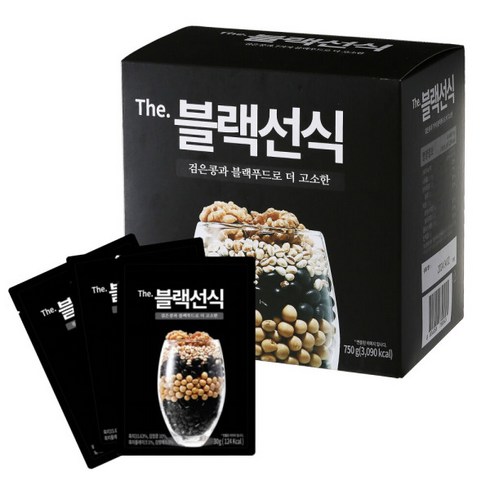 블랙선식 - 블랙푸드 아침대용식 식사대용선식 30g THE블랙선식, 100개