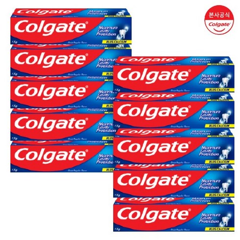 colgate치약 - 콜게이트 그레이트 레귤러 플레이버 치약, 175g, 10개