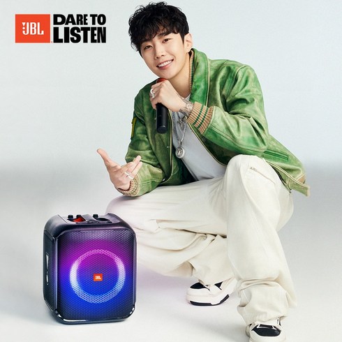 삼성공식파트너 JBL PARTYBOX ENCORE 파티박스 앙코르 블루투스스피커 무선마이크2개 100W 출력, 블랙, 파티박스앙코르 단품