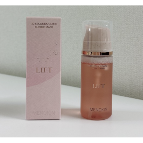 메노킨 30초 퀵 탄력 리프팅 버블 마스크 리프트, 2개, 95ml