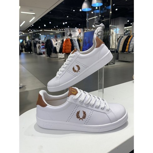 프레드페리 프레드페리 (FRED PERRY)22/SS 베스트 남여공용 스니커즈 B721 레더 SFPU2218321-490