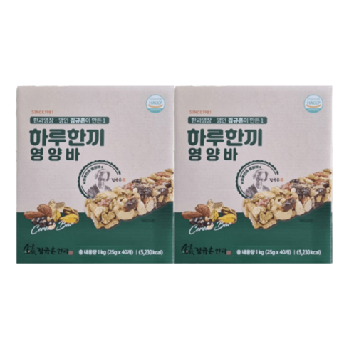 김규흔명장의 시그니처 영양바 80개 - 김규흔 한과 하루한끼 영양바, 1kg, 80개