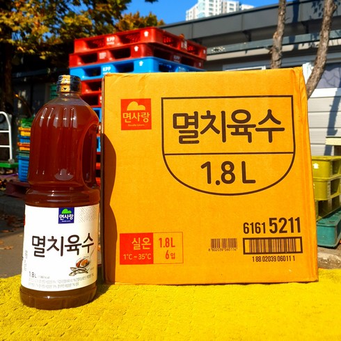 면사랑육수 - 면사랑 멸치육수, 1.8L, 6개