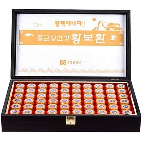 종근당건강 황보환 3.75g 60환 부모님선물 건강환 기력회복 원기 피로회복 체력보강, 250g, 1개