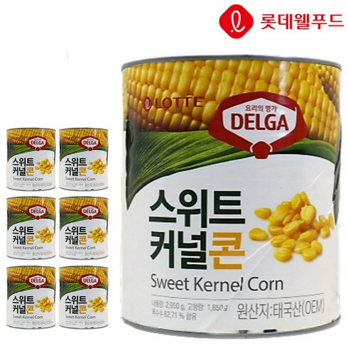 스위트콘3kg - 롯데 스위트커널콘 3kg (6개), 6개