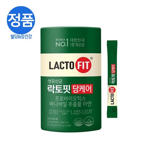 종근당 락토핏 당케어 프로바이오틱스, 120g, 1개