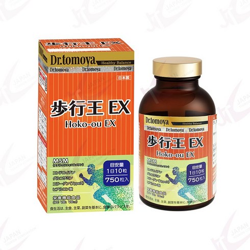 Dr.tomoya 보행왕 EX 3개월분 닥터토모야 글루코사민 MSM 노구치 의학연구소 62481 일본, 1개