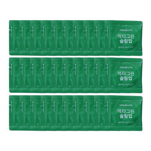 바이탈뷰티 메타그린 슬림업 시식용 30일분 420mg x 2정 x 30포 (시식용), 30개