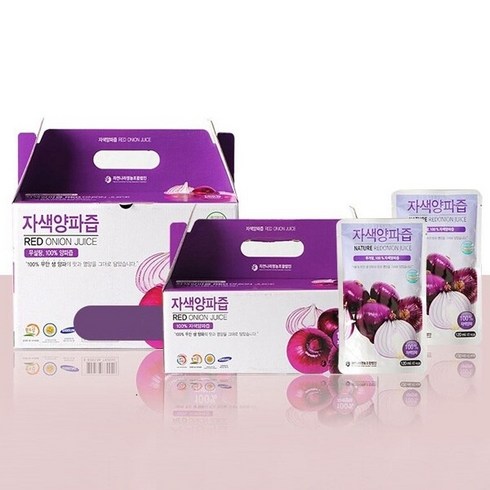 자연그대로 무안 자색 양파즙4박스 총 140포 - [자연나라]자색양파즙 100ml, 12L, 120개