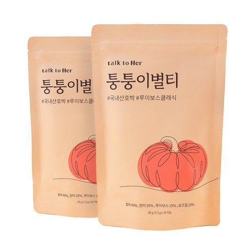 락타티 - 톡투허 퉁퉁이별티, 1.5g, 30개입, 2개