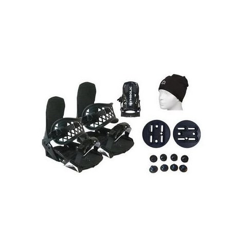 2023년 가성비 최고 플로우바인딩 - Symbolic 플로우-Ride Snowboard 바인딩+Hat 4x4 3D EST Channel Burton 유스용 Kid XS