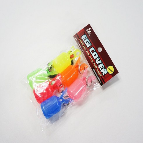 2023년 가성비 최고 에기훅캡 - 데스페라도 야광 에기 훅 캡 (6개입) 카라비너 훅커버 바늘덮개, 에기훅캡(야광훅캡6개+카라비너1개)