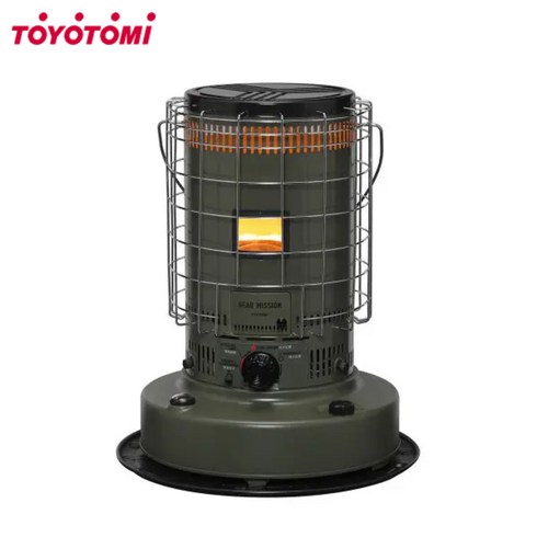 2023년 가성비 최고 기어미션난로 - 도요토미 기어미션 난로 고출력 대류형 스토브 올리브 그린 KS-GE67 토요토미