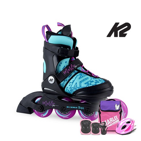 K2 마리 프로 오션 정품 아동 인라인스케이트+가방+보호대+헬멧 풀세트+5종사은품, 가방+보호대+헬멧-레드세트