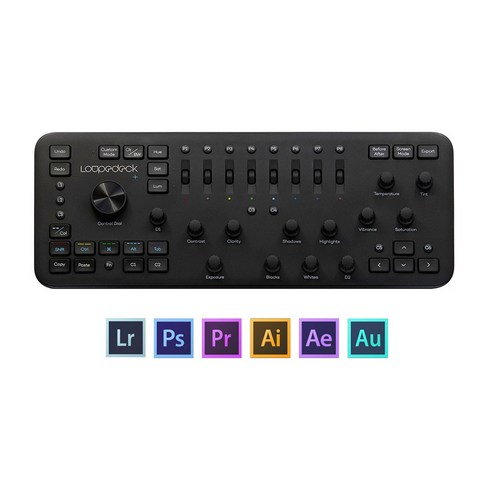 [정품] 루프덱 플러스 Loupedeck+ 어도비 라이트룸 사진 영상 편집 키보드