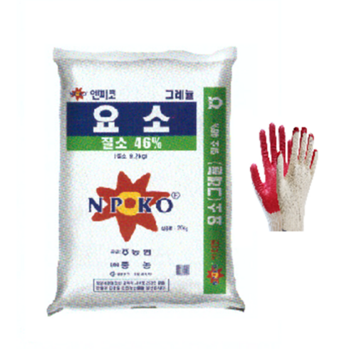 고추 요소비료 - 요소비료 20kg 질소46 웃거름 추비 복합비료, 1포