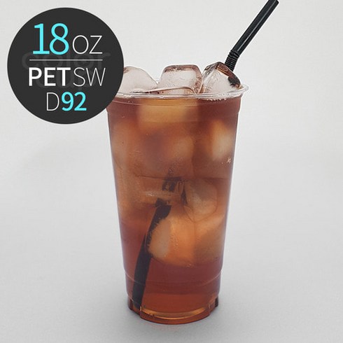 PET 18온스 D92 SW 아이스 음료 투명컵 1000개, 540ml, 1박스