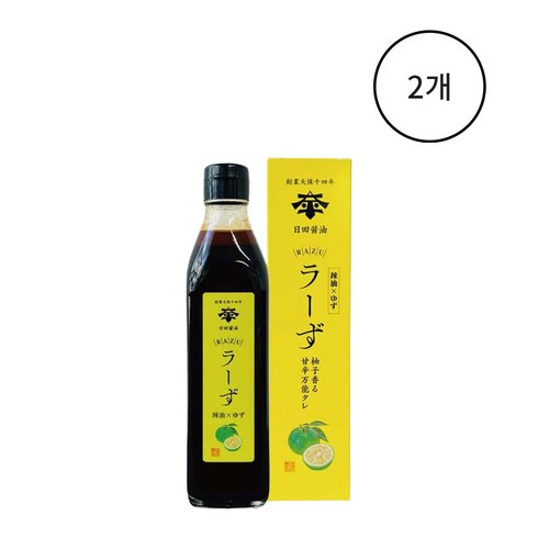 히타간장 - 히타간장 라즈간장 라유 + 유자 300ml X 2개