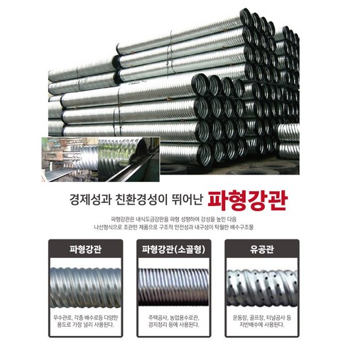 파형강관 150~800 직관 커플링밴드, 500, 2.0t x 1RS, 1개