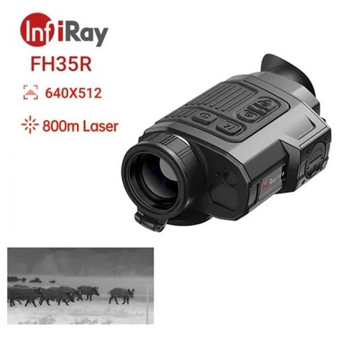 InfiRay 열 카메라 사냥용 단안 거리계 적외선 800m 레이저 스코프 WiFi FH35R, 01 FH35R_01 CHINA