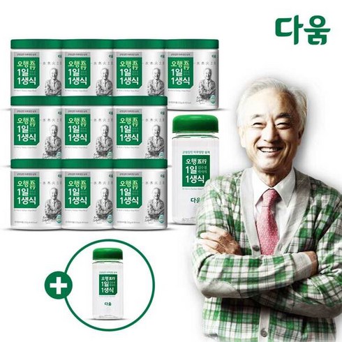 김수경생식 - 지케이라이프 김수경박사의 오행 1일1생식 10통 + 보틀1, 250g, 10개