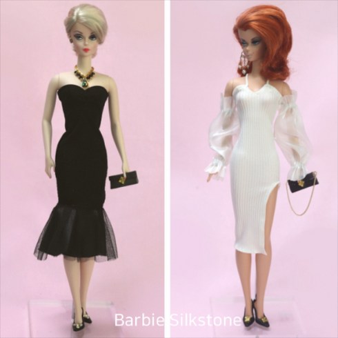 BARBIE DOLL/1번-200번/바비인형/실크스톤바비/리프로바비/포피파커/패션로얄티/바비/미미/쥬쥬/모모꼬/마론인형/육일돌/인형옷/인형구두/30cm마론인형, 221.블루새틴빅리본드레스