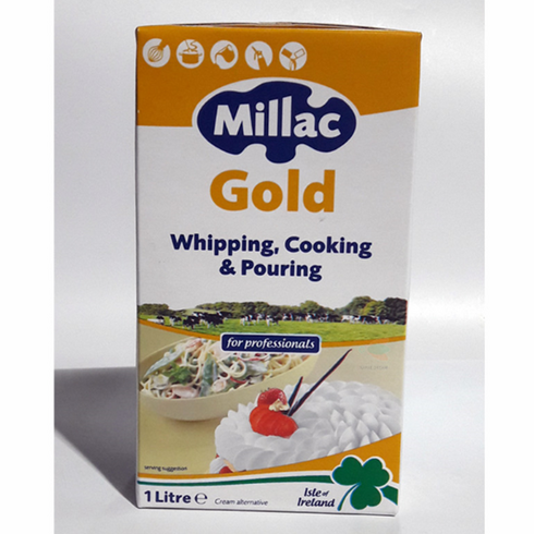 밀락 골드 무가당 휘핑크림 1L 1박스 12개, 4개