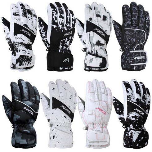 2023년 가성비 최고 awga010 - 어라이즈 WG006 성인 주니어 스키 보드 장갑 모음 택1, AWGA010BK 블랙XL