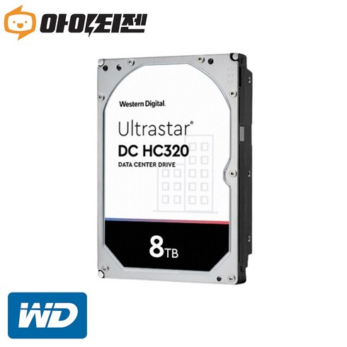 wd8tb - 하드디스크 HDD 8TB 3.5인치 데스크탑 SATA 웨스턴디지탈 울트라스타 DC HC320