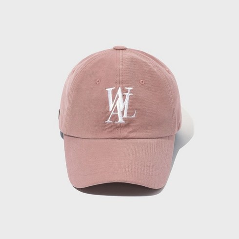 우알롱 Signature Logo ball cap - dusty pink, DPK:M, DPK:M