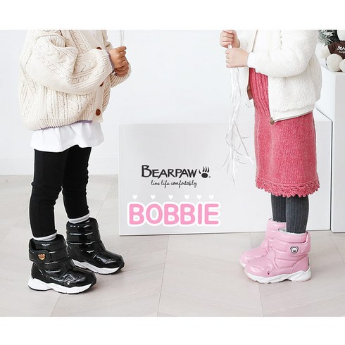 베어파우(BEARPAW) BOBBIE바비 아동 키즈 벨크로 양털부츠 K296001LD-K