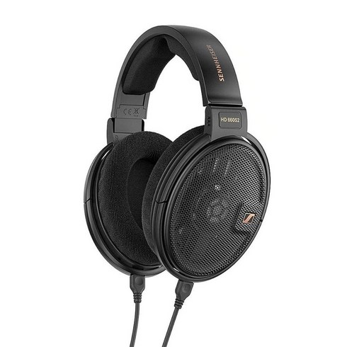 Sennheiser HD 660S2 - 딥 서브 베이스가 있는 유선 오디오 애호가 스테레오 헤드폰 최적화된 서라운드 변환기 공기 흐름 통기성 자석 시스템 및 음성 코일 블랙