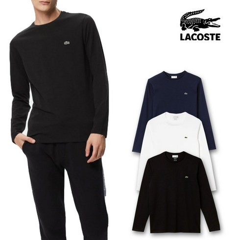 라코스테 - 라코스테 LACOSTE 남여공용 피마코튼 롱슬리브 긴팔