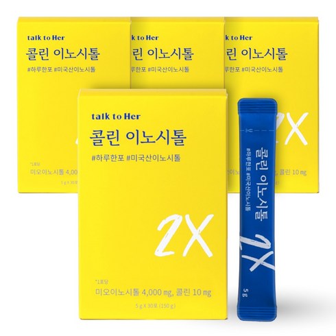 톡투허 콜린 이노시톨, 150g, 4개