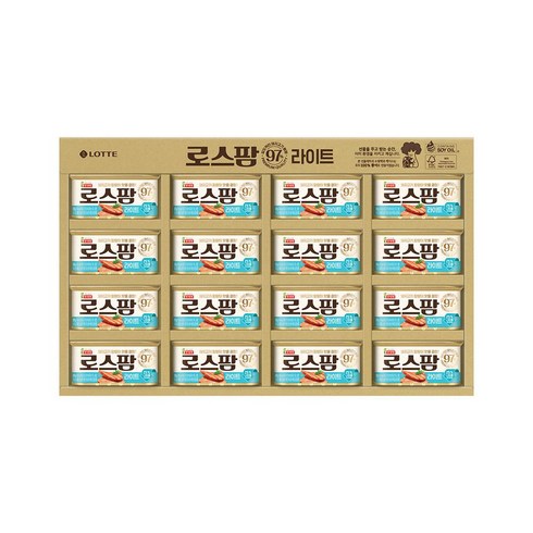 롯데 [2024 설선물] 로스팜97 라이트 2호 ECO 회사 단체 선물세트, 2개