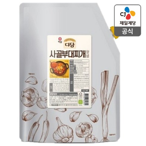 다담 사골부대찌개양념, 2kg, 1개